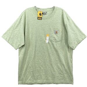 Carhartt Pocket T-Shirt Men Large Speckled Loose Y2K Workwear Streetwear Outdoor